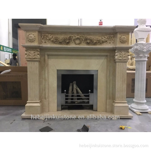 Real fire heart for fireplace